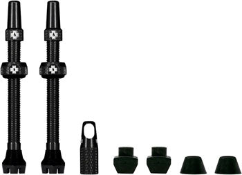 BikeShop - Muc-Off V2 Tubeless Valve Kit - Black, 60mm, Pair