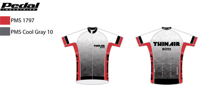 THIN AIR BOYS RED PRO JERSEY 2.0 SHORT SLEEVE