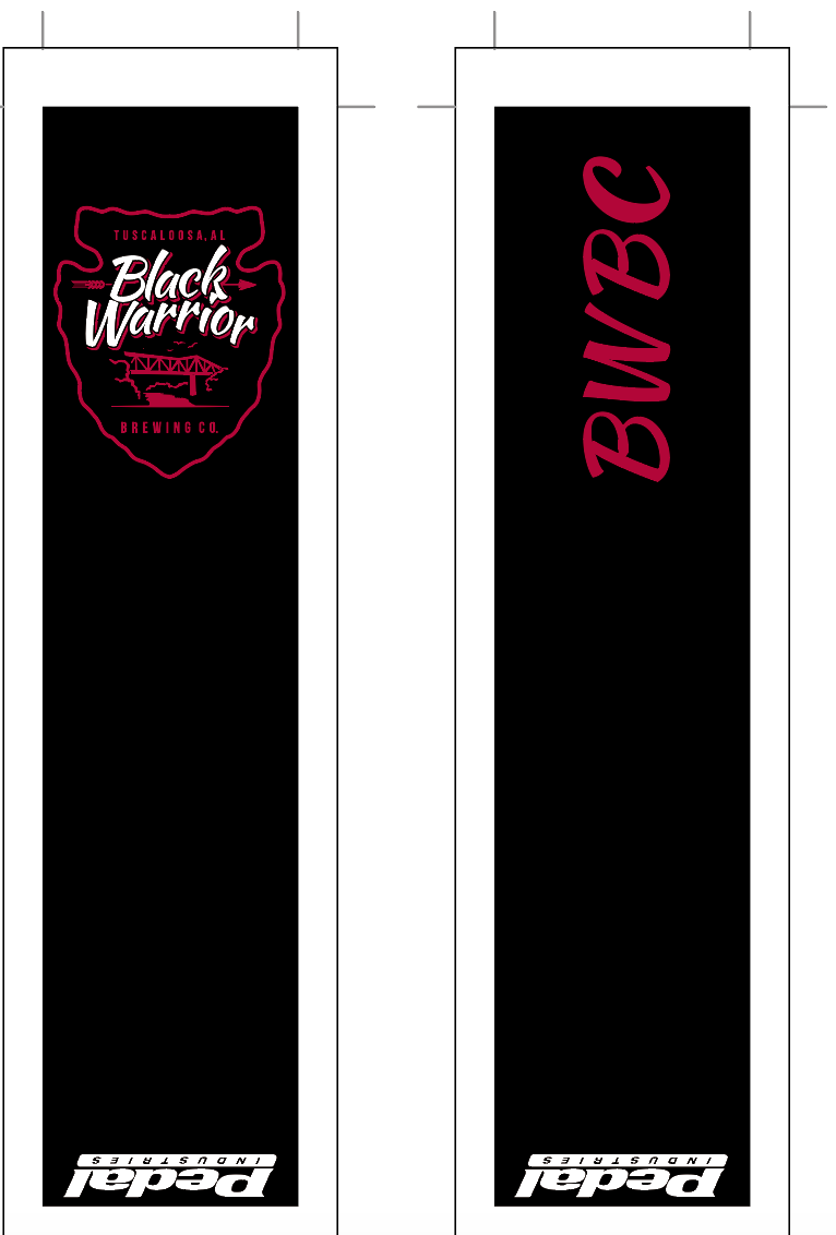 Black Warrior Brewing SUBLIMATED SOCK - SHIPS IN ABOUT 4 WEEKs
