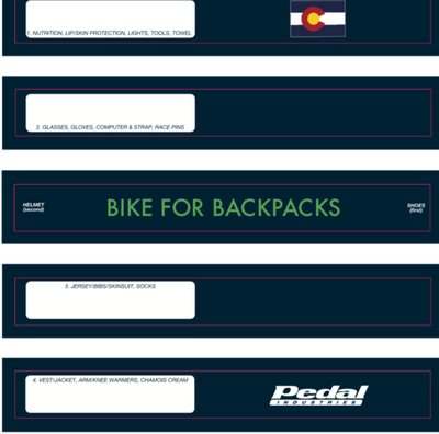 Bike For Backpacks RACEDAY BAG