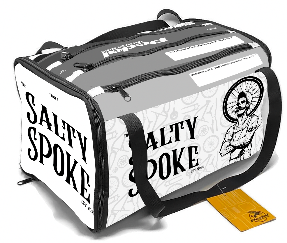 Salty Spoke 2022 RACEDAY BAG™ WHITE