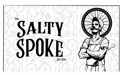 Salty Spoke 2022 RACEDAY BAG™ WHITE