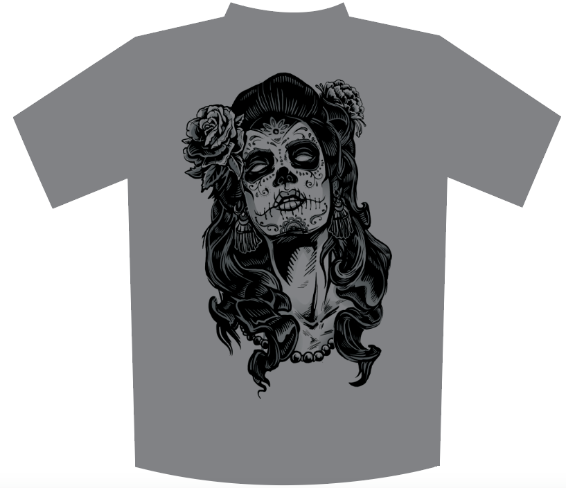 PEDALindsutries Day of the Dead T-SHIRT