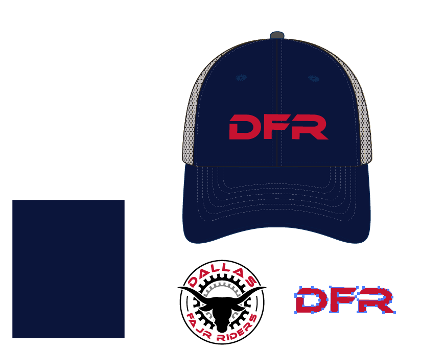 Dallas Fajr Riders 2022 Podium Snapback Hats TEXT (Bulk Orders Only)