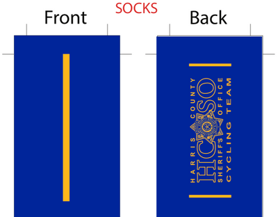 HCSO SUBLIMATED SOCK - SHIPS IN ABOUT 4 WEEKS