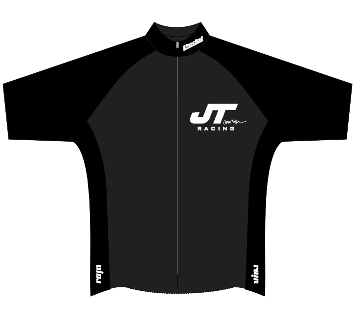 JT Racing RACE JERSEY 1/2 Sleeve-BLACK