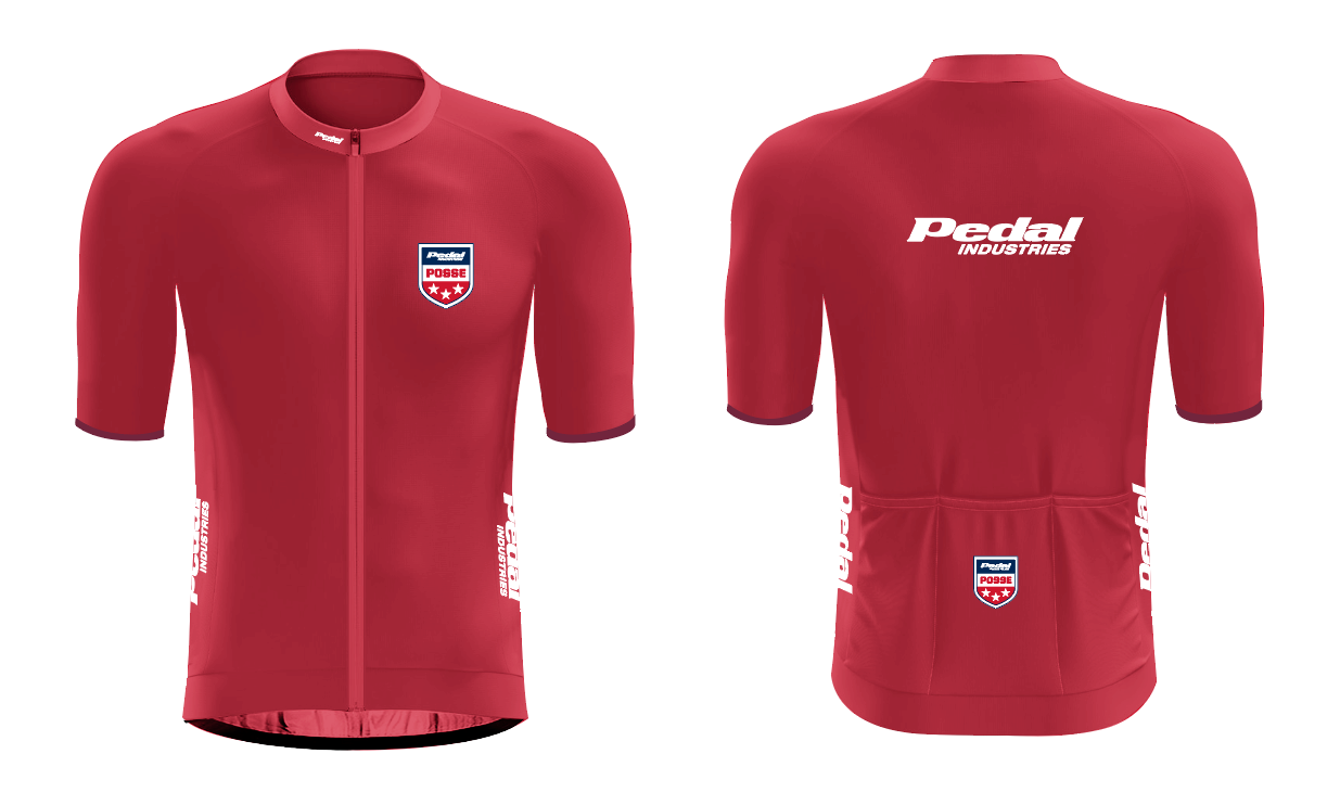 The PEDAL Posse 2023 PRO JERSEY 2.0 RED