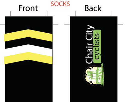 Chair CIty SUBLIMATED SOCK - SHIPS IN ABOUT 4 WEEKS