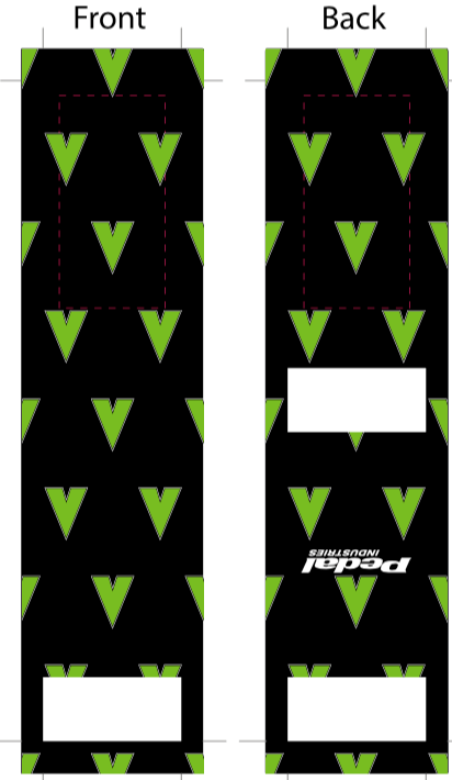 Vite SUBLIMATED SOCK - BLACK - SHIPS IN ABOUT 4 WEEKS