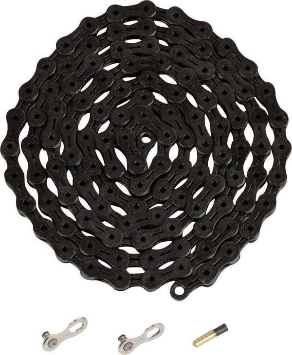 BikeShop - YBN Ti-Nitride Chain - 10-Speed, 116 Links, Black